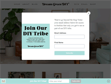 Tablet Screenshot of dreamgreendiy.com